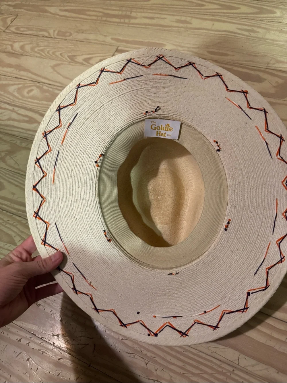 Goldie Hat Co. Custom Clemson Straw Hat